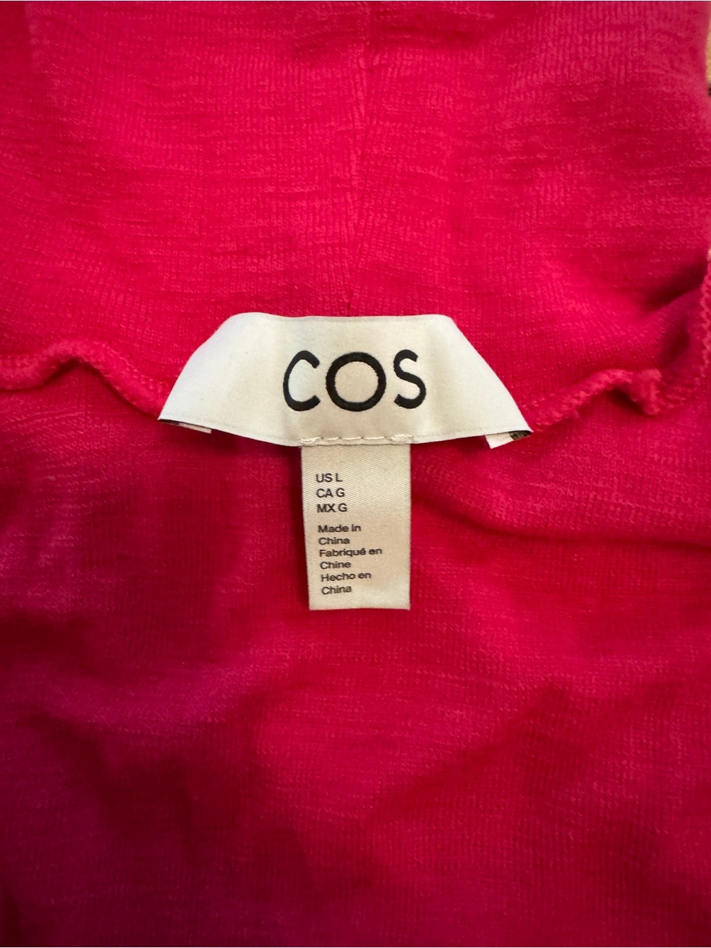 COS Fuchsia Slim Turtleneck Sweater - Picture 5 of 7